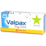 Valpax Clonazepam 2 mg 30 Comprimidos