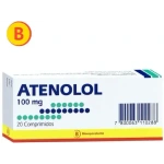 Atenolol 100 mg x 20 Comprimidos