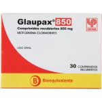 Glaupax 850 mg x 30 Comprimidos Recubiertos