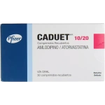Caduet 10/20 mg x 30 Comprimidos