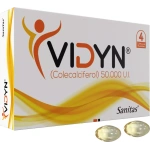 Vidyn 50.000UI Vitamina D3 4 Cápsulas Blandas