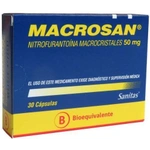 Macrosan nitrofurantoina 50mg x 30 cápsulas