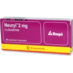 Neuryl Clonazepam 2 mg 30 Comprimidos Triranurados
