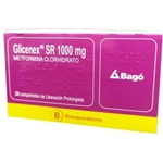 Glicenex SR 1000 mg x 30 Comprimidos