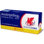 Amitriptilina Clorhidrato 25 mg x 100 Comprimidos