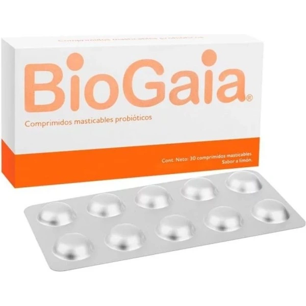 BioGaia Probióticos 30 Comprimidos Masticables Sabor Limón