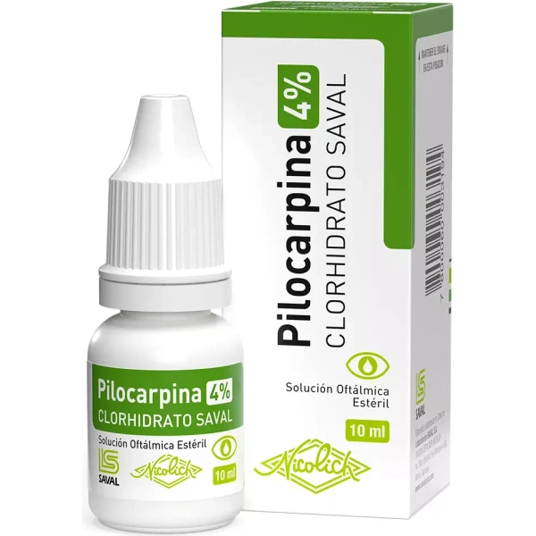 Pilocarpina Clorhidrato 4% x 10 ml Solucion Oftalmica
