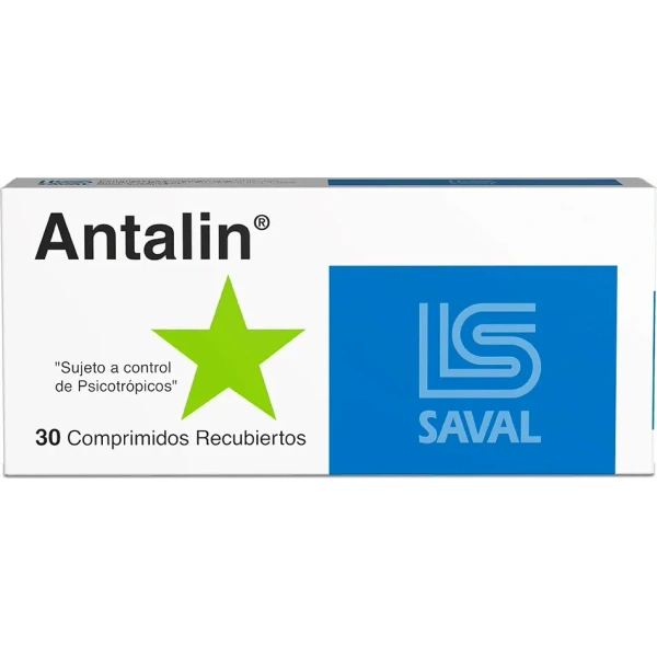Antalin Clordiazepoxido 5mg 30 Comprimidos