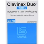 Clavinex Duo Forte 800/57x5ml Suspension Oral