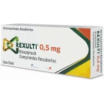 Rexulti Brexpiprazol 0,5 mg 28 Comprimidos Recubiertos