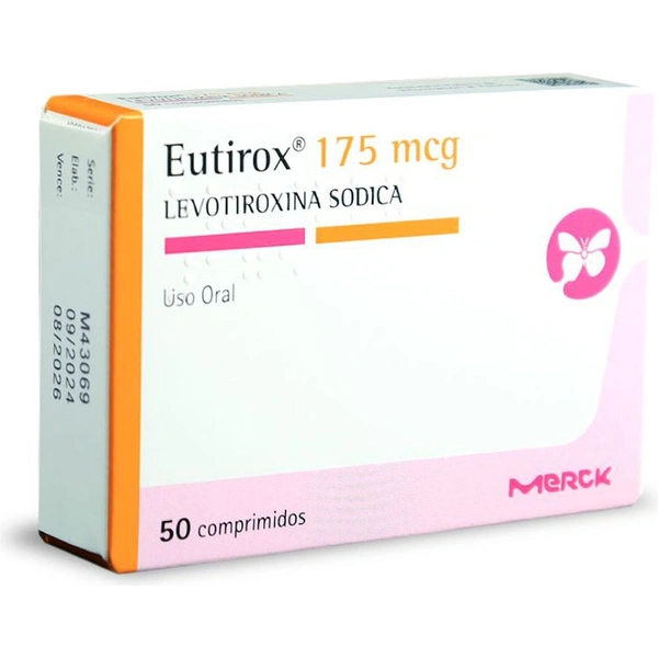 Eutirox 175 mcg 50 comprimidos (Levotiroxina)