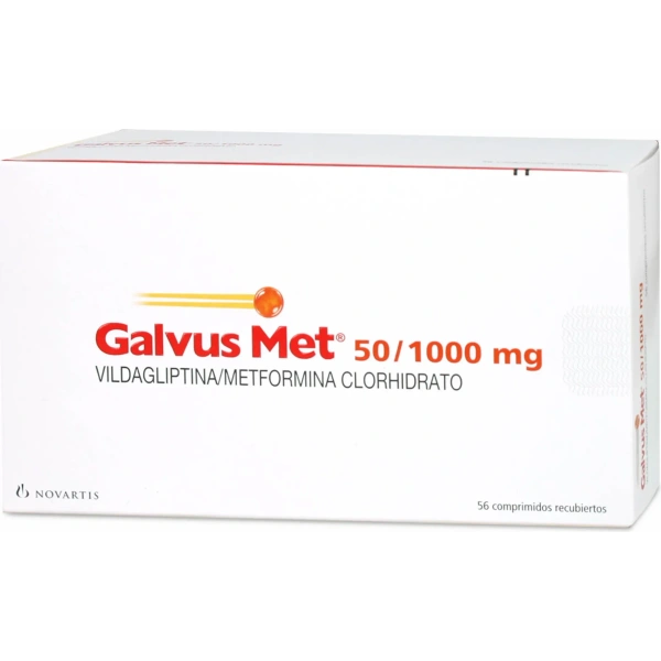 Galvus Met 50 mg/1000 mg  56 Comprimidos Recubiertos
