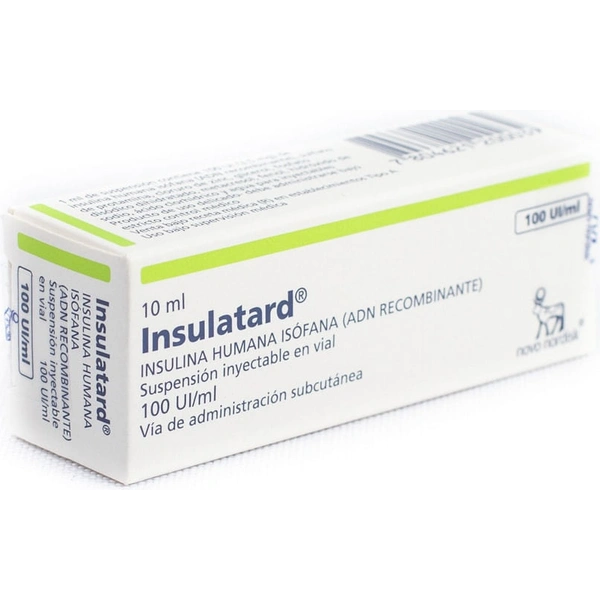 Insulina Insulatard HM 100 UI/ML X 1 Unidad Suspension Inyectable