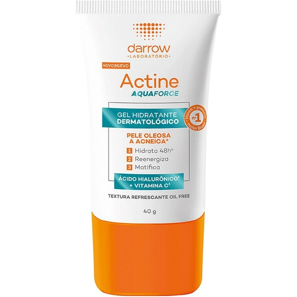 Darrow Actine Aquaforce Gel Hidratante Dermatológico 40Ml
