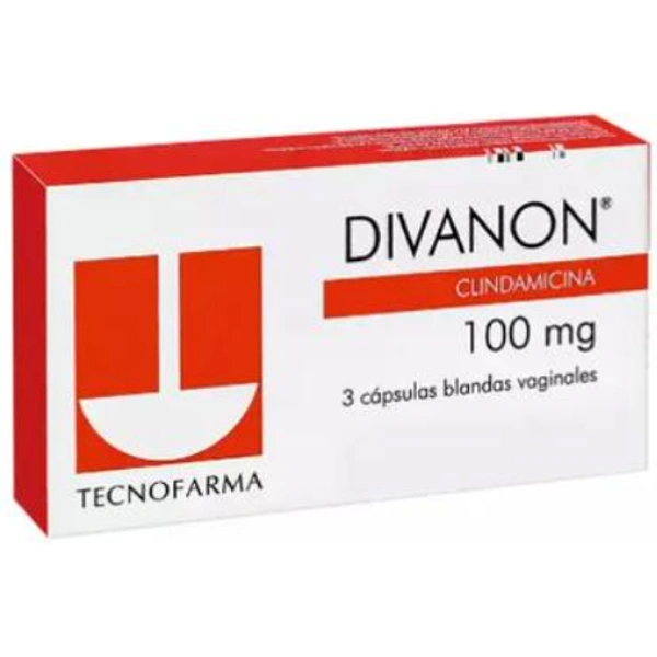 Divanon Clindamicina 100mg x 3 Caps.