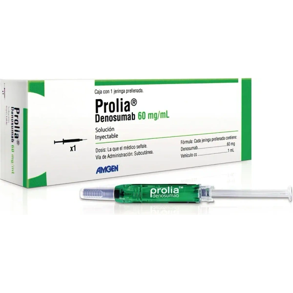 Prolia Denosumab 60mg Inyectable 1 Jeringa Prellenada