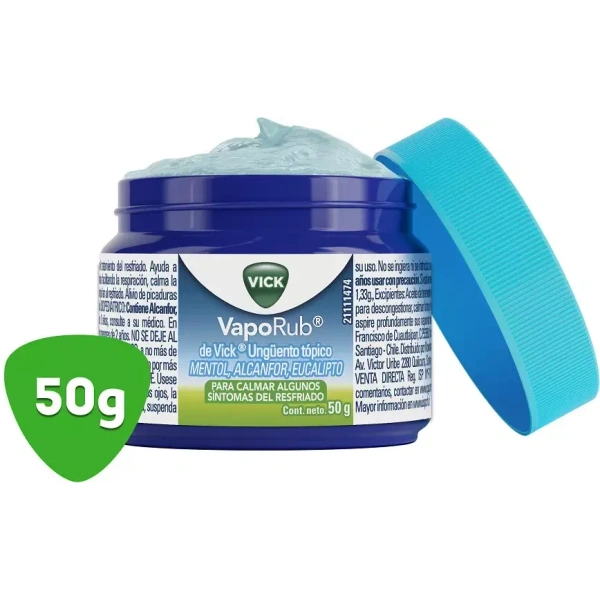 Vaporub 50 g ungüento para congestión y resfrío