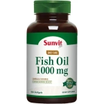 Omega 3 (Fish Oil) 1000 Mg Sunvit 100 Cápsulas Softgels