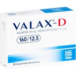Valax D 160 mg/12,5 mg x 30 Comprimidos
