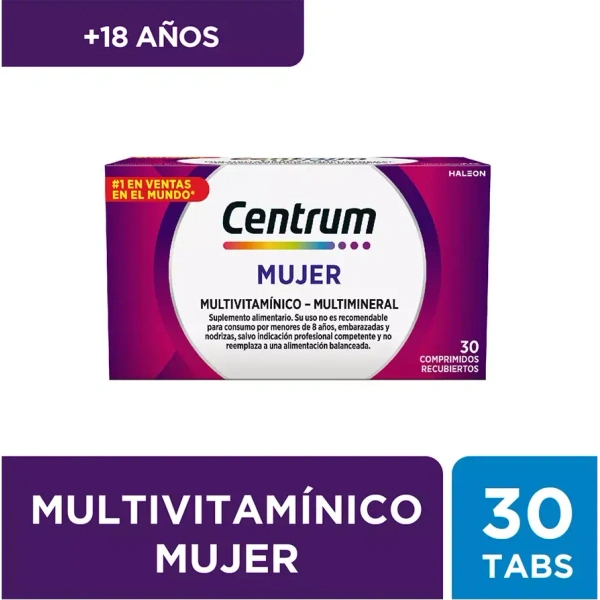Centrum Mujer Multivitamínico 30 comprimidos