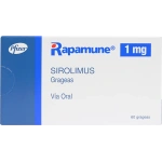 Rapamune Sirolimus 1 mg 60 Grageas