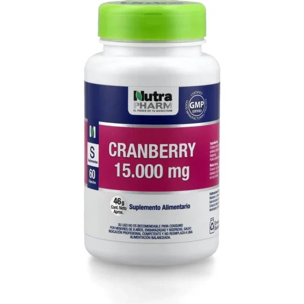 Nutrapharm Cranberry 60 Cápsulas