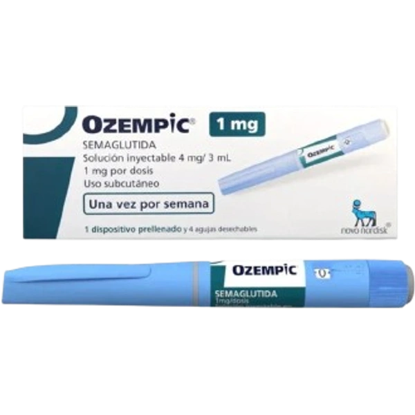 Ozempic 1 mg Semaglutida 4 mg / 3 ml solución inyectable 1 Dispositivo Prellenado + 4 Agujas Desechables