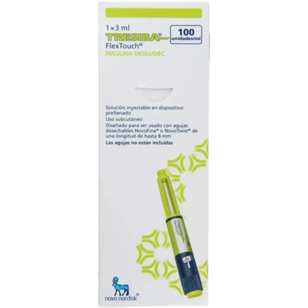 Tresiba Flextouch 100 U.I 3 Ml. Pluma Prell