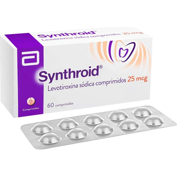 Synthroid 25mg x 60 Comprimidos