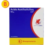 Acido Acetilsalicílico 100 mg x 100 Comprimidos 