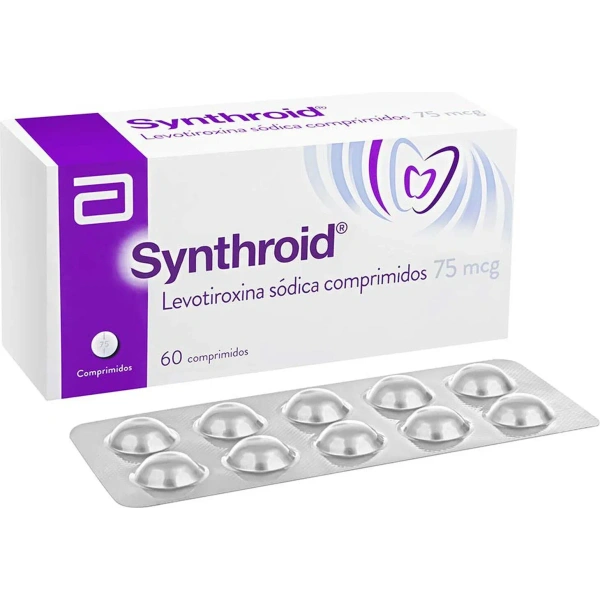 Synthroid 75 mg x 60 Comprimidos