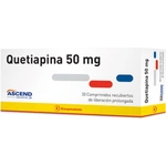 Quetiapina 50Mg x 30 Comprimidos de liberacion Prolongada