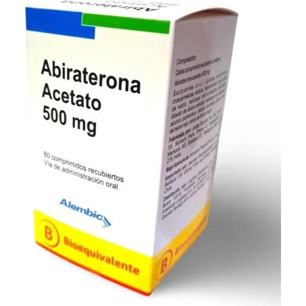 Abiraterona 500 mg x 60 comprimidos recubiertos