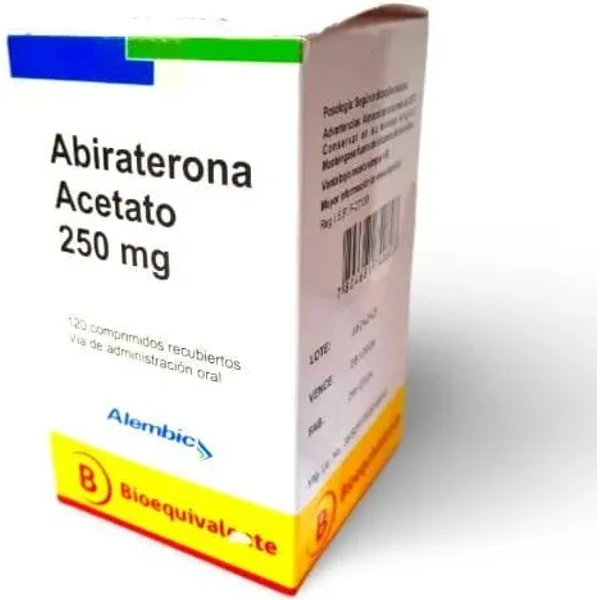 Abiraterona 250 mg x 120 comprimidos recubiertos