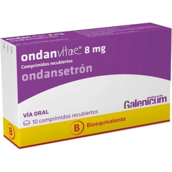 Ondanvitae Ondansetrón 8mg 10 comprimidos recubiertos (Cenabast)