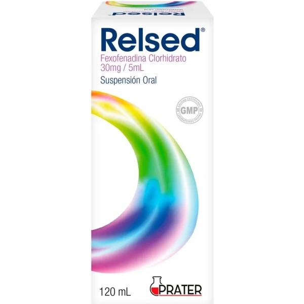 Relsed Fexofenadina 30 mg/5 ml Suspensión Oral 120 ml