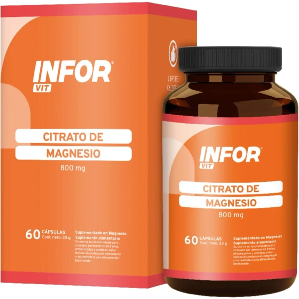 Infor Vit Magnesio Citrato 60 cápsulas