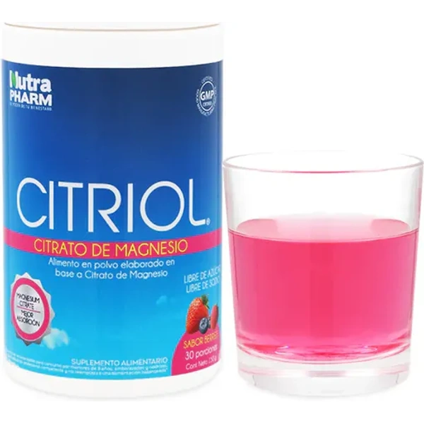 Citriol Citrato de Magnesio - Berries 150 grs. 30 porciones
