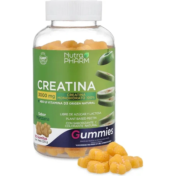 Nutrapharm Gummies Creatina 3000 mg, 90 unidades