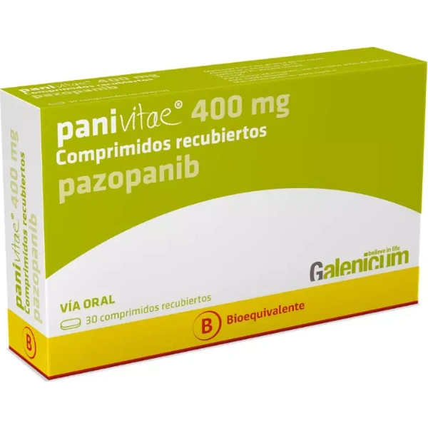 Panivitae (B) Pazopanib 400mg 30 Comprimidos Recubiertos