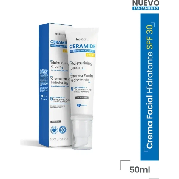 Ceramide Crema Facial Hidratante SPF30 50 ml