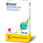 Binax 30 mg 28 Capsulas Con Granulos Recubrimiento Enterico