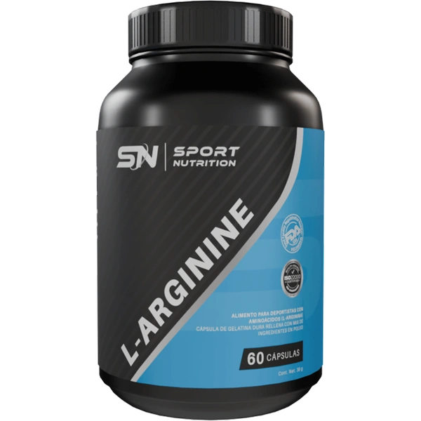 Sport Nutrition L-Arginine 500mg 60 Cápsulas