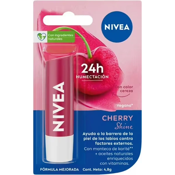 Nivea Protector Labial Cereza Fruity Shine 4.8gr
