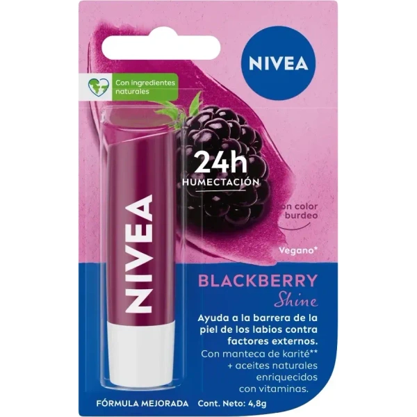 Nivea Protector Labial Blackberry Shine
