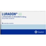 Luradon Lurasidona 60mg 30 Comprimidos Recubiertos