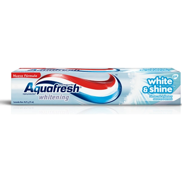 Pasta Dental Aquafresh White & Shine 75g