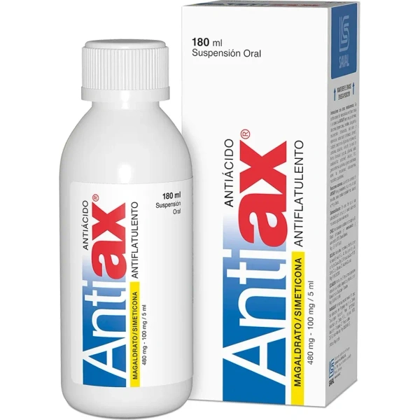 Antiax Magaldrate 480 mg Suspensión 180 ml