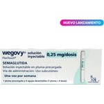 Wegovy 0,25 mg (Semaglutida) Inyectable Penfill + 4 agujas