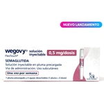 Wegovy 0,5 mg (Semaglutida) Inyectable Penfill + 4 agujas